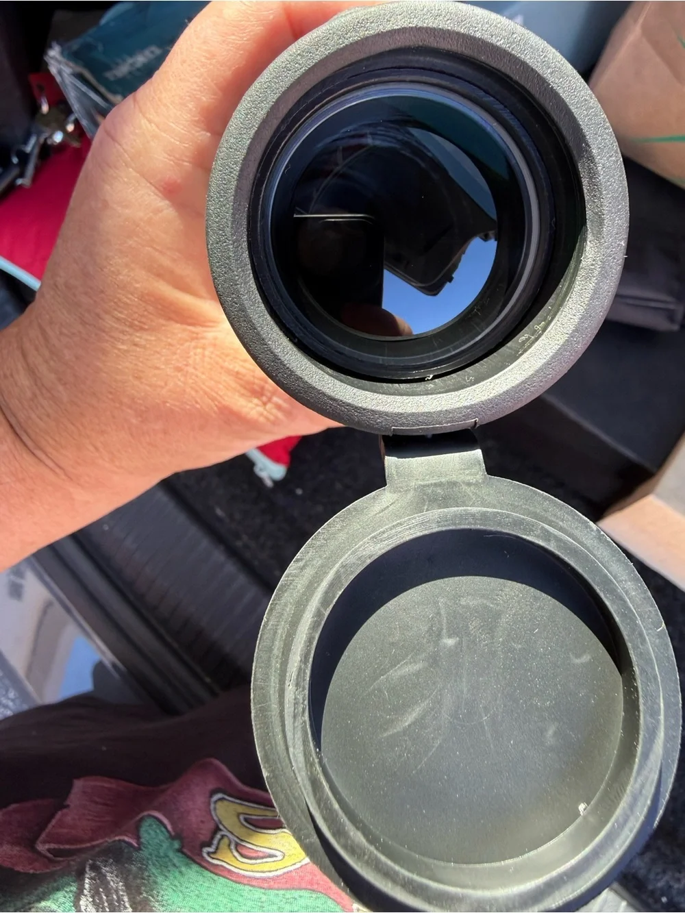 MeeQee Black Monocular Telescope - Compact Optics for Outdoor Use